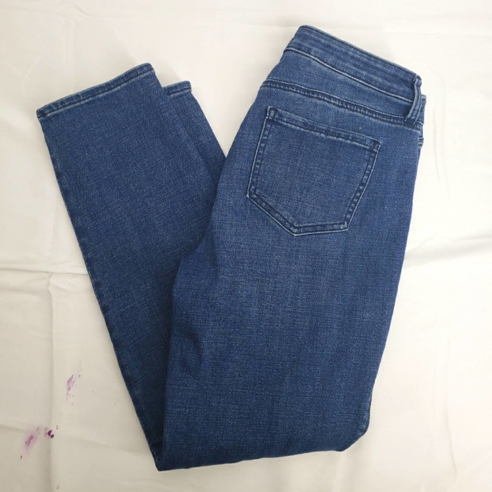 Nydj stella tapered ankle jeans 2 medium wash rendezvous